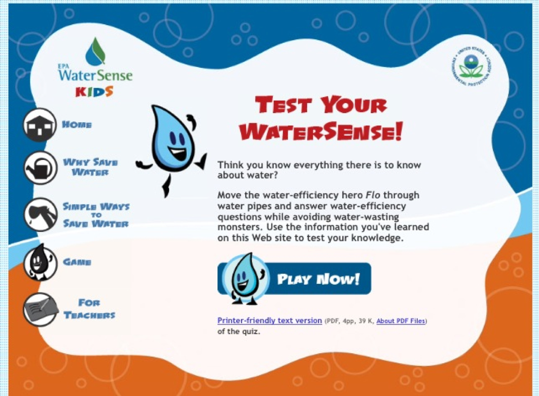 save water quiz questions and answers